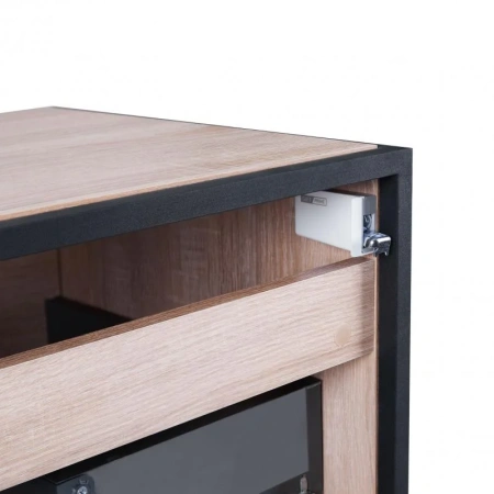 Тумба підвісна Qtap Taurus 800х476х469 Whitish oak зі стільницею