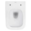 Унітаз підвісний безобідковий Kroner Eifel WHI493436 RIMLESS з сидінням Slim Duroplast / Soft-close