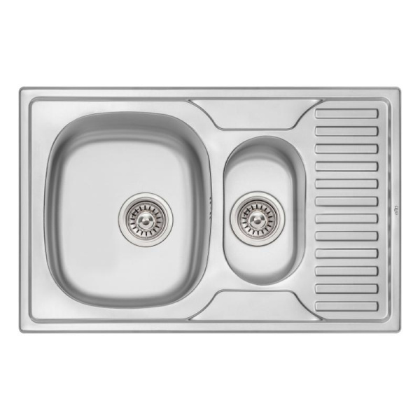 Кухонна мийка Qtap 78*50-B Micro Decor 0,8 мм