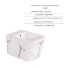 Комплект Qtap Tern Marble 3 в 1: підвісний унітаз Ultra Quiet + біде підвісне + раковина накладна