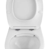 Унітаз підвісний безобідковий Kroner Oker WHI533536 RIMLESS з сидінням