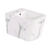 Біде підвісне Qtap Tern 520x350x330 мм, Marble