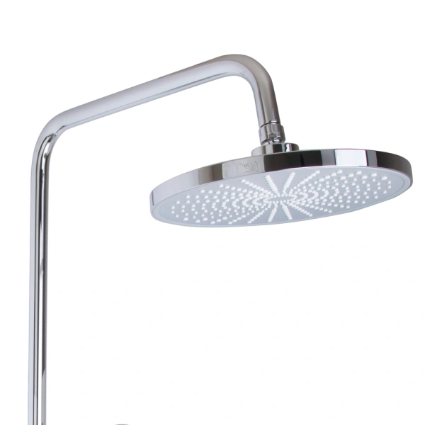 Душова система універсальна Qtap Aries на три споживача (з виливом) хром