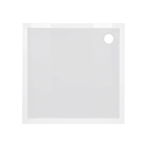 Фото Душовий піддон Qtap Tern 100x100x12 см + сифон