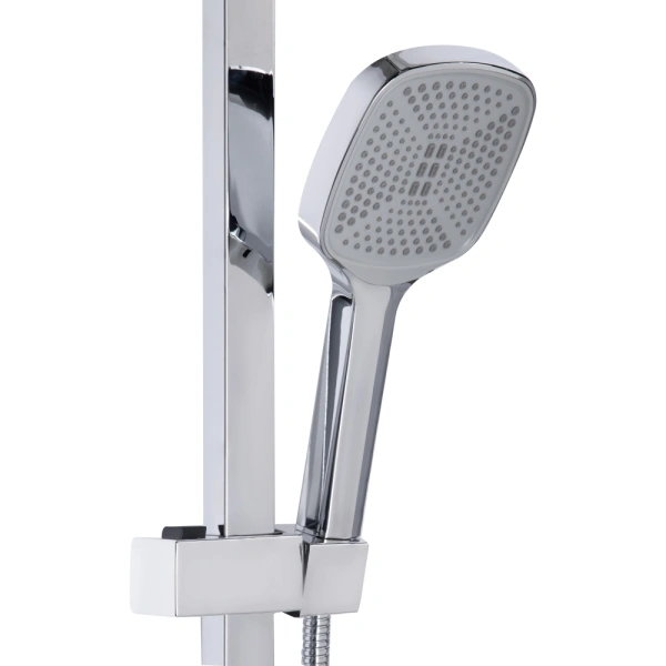 Душова система телескопічна на три споживача (з виливом) Lidz Dozorca 890-1326 мм