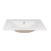 Комплект Qtap Virgo 700х580х437 White/Whitish oak підвісна тумба + раковина врізна