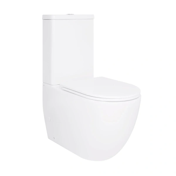 Унітаз-компакт Qtap Robin Ultra Quiet безободковий з сидінням Soft-close