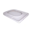 Сидіння для унітаза (Tern 490,520,610) 435x344x50 мм, White, з мікроліфтом, Slim Duroplast, Quick Release Qtap