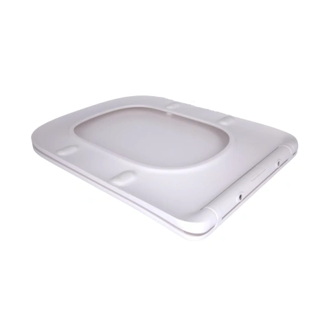 Сидіння для унітаза (Tern 490,520,610) 435x344x50 мм, White, з мікроліфтом, Slim Duroplast, Quick Release Qtap