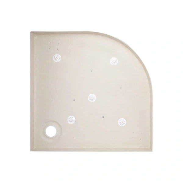 Фото Душовий піддон Qtap Robin 100x100x12 см + сифон