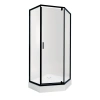 Набір Qtap душова кабіна Scorpio-AC6 Clear 2120x900x900 мм + піддон Diamond 90x90x12 см з сифоном