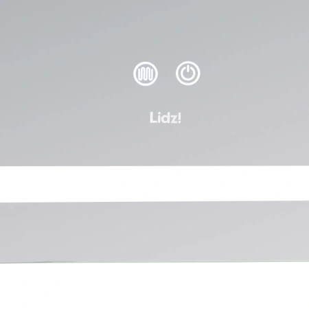 Дзеркало Lidz Kubis (KU2) 800х600 з LED-підсвічуванням Touch, з антизапотіванням, з регулюванням яскравості