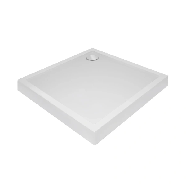 Душовий піддон Qtap Tern 90x90x12 см + сифон