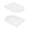 Унітаз підвісний білий 520x365x365 мм. з сидінням Slim Duroplast Qtap Robin