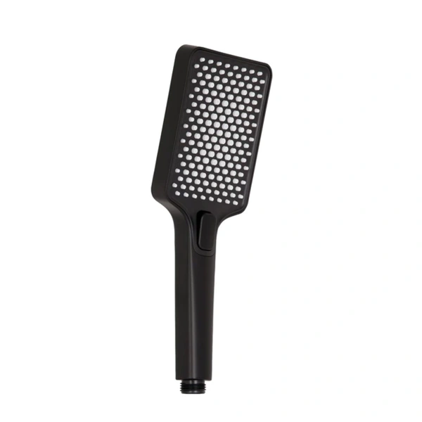 Лійка для ручного душу Qtap Rucni 140x95 мм прямокутна Black Matt