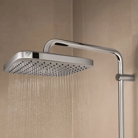Фото Набір змішувачів 2 в 1 для ванної кімнати Grohe QuickFix Vitalio Comfort Cube зі змішувачем для раковини Dice (UA203101TM)