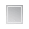 Дзеркало Lidz Kubis 700х800 з LED-підсвічуванням Touch, з антизапотіванням, з димером, рег. яскравості