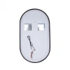 Дзеркало настінне овальне LED Qtap Scorpio 500х900