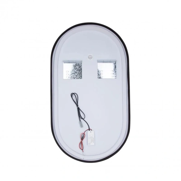Дзеркало настінне овальне LED Qtap Scorpio 500х900
