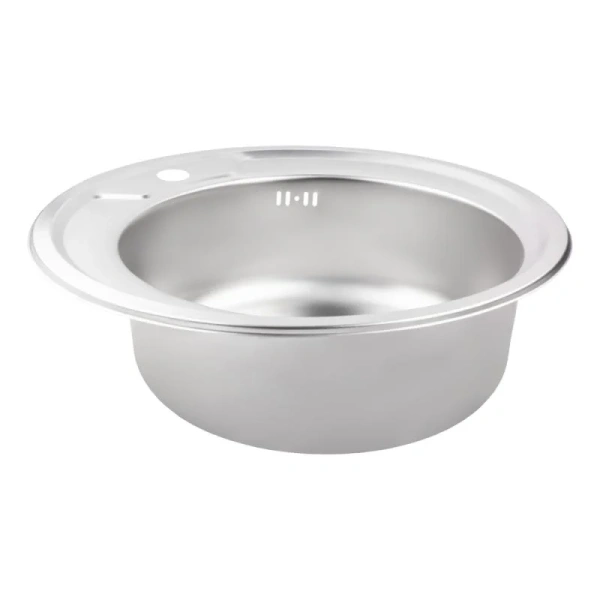 Фото Кухонна мийка Lidz 490-A Micro Decor 0,6 мм