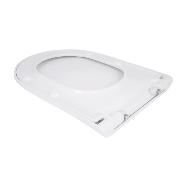 Qtap Сидіння для унітаза (Robin 520, Scorpio 520) 465x363x60 мм, White, з мікроліфтом, Slim Duroplast, MagLock