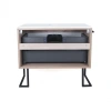 Тумба підлогова Qtap Taurus 800х616х437 White/Whitish oak зі стільницею