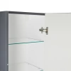 Пенал підвісний Qtap Robin 350х1650х316 Graphite/Whitish