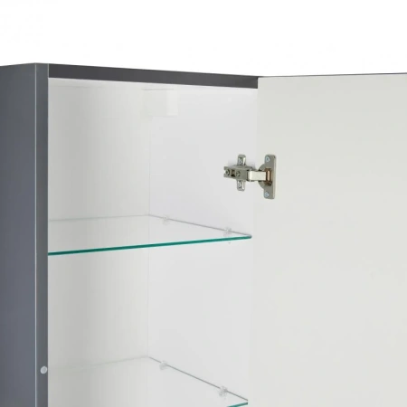 Пенал підвісний Qtap Robin 350х1650х316 Graphite/Whitish