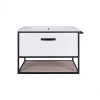 Комплект Qtap Taurus 700х580х437 White/Whitish oak підвісна тумба + раковина врізна