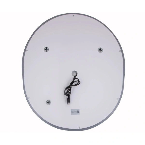 Дзеркало Qtap Gemini 800х700 з LED-підсвічуванням Touch, з антизапотіванням, з димером, рег. темп. кольору (3000-6500K)