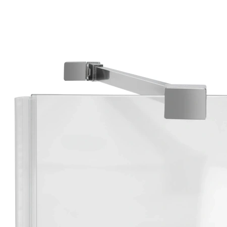 Фото Набір Qtap душова кабіна Capricorn Clear 2020x1000x1000 мм + піддон Tern 100x100x12 см з сифоном