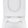 Унітаз підвісний безобідковий Kroner Eifel WHI493436 RIMLESS з сидінням Slim Duroplast / Soft-close 