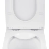 Унітаз підвісний безобідковий Kroner Eifel WHI493436 RIMLESS з сидінням Slim Duroplast / Soft-close