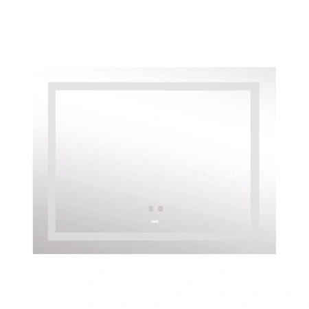 Дзеркало Lidz Kubis (KU1) 1200х800 з LED-підсвічуванням Touch, з антизапотіванням, з регулюванням яскравості