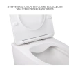 Комплект Qtap Swan 2 в 1: унітаз підвісний Rimless + біде підвісне