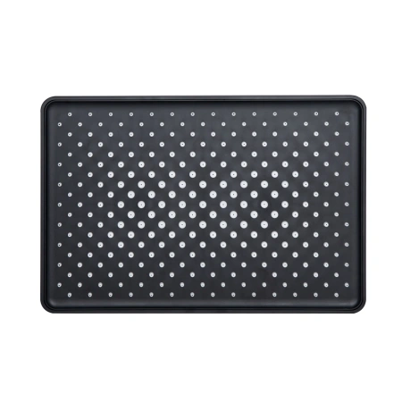 Фото Лійка для верхнього душу прямокутна 280x280 в чорному кольорі Qtap Hlavova