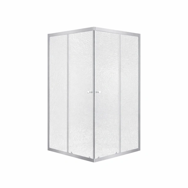 Душова кабіна Lidz Wawel SC80x80.SAT.LOW.FR, скло Frost 4 мм без піддона
