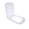 Сидіння для унітаза (Tern 490,520,610) 435x344x50 мм, White, з мікроліфтом, Slim Duroplast, Quick Release Qtap