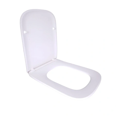 Сидіння для унітаза (Tern 490,520,610) 435x344x50 мм, White, з мікроліфтом, Slim Duroplast, Quick Release Qtap