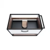 Комплект Qtap Taurus 700х580х437 White/Whitish oak підвісна тумба + раковина врізна