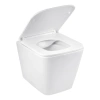 Унітаз підвісний безобідковий Kroner Eifel WHI493436 RIMLESS з сидінням Slim Duroplast / Soft-close