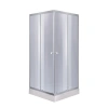 Душова кабіна Lidz Wawel SC80x80.SAT.LOW.GR, скло тоноване 4 мм + душовий піддон Lidz ST80x80х14