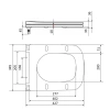 Сидіння для унітаза Qtap Tern 420х340х35 мм, Matt Black, з мікроліфтом, Slim Duroplast, Quick Release