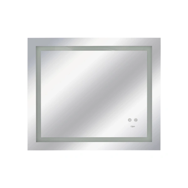 Дзеркало настінне прямокутне 800х700 з LED-підсвічуванням, з антизапотіванням Qtap Mideya