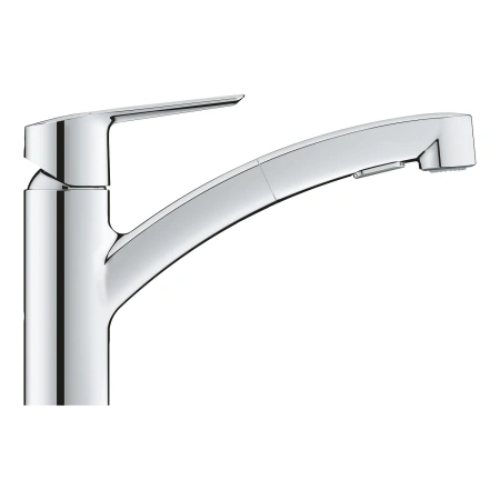Фото Змішувач для кухні з висувним виливом Grohe QuickFix Start