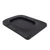 Сидіння для унітаза (Tern 490) 435x344x50 мм, Matt Black, з мікроліфтом, Slim Duroplast, Quick Release Qtap