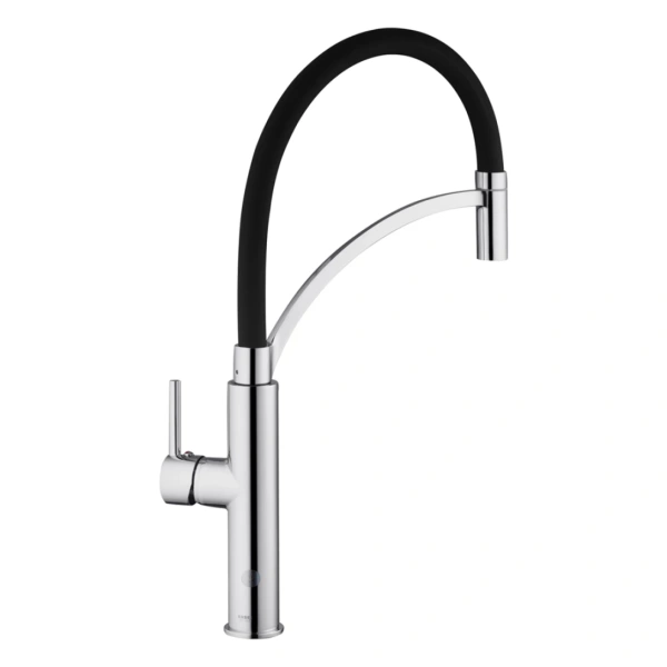 Змішувач для кухні з гнучким виливом Kroner KRP Ersel - C03900BLK 