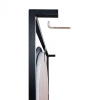 Дзеркало Qtap Taurus 700х850х140 Black/Whitish oak з LED-підсвічуванням