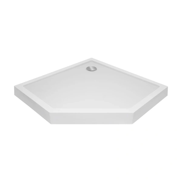 Душовий піддон Qtap Diamond 100x100x12 см + сифон