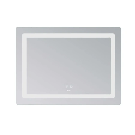 Дзеркало Lidz Kubis (KU2) 900х700 з LED-підсвічуванням Touch, з антизапотіванням, з регулюванням яскравості